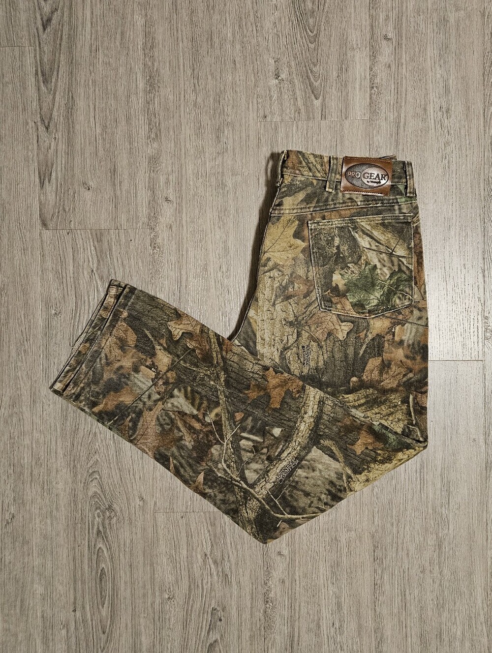 Wrangler ProGear Work Pants in Green and Brown Realtree Camo